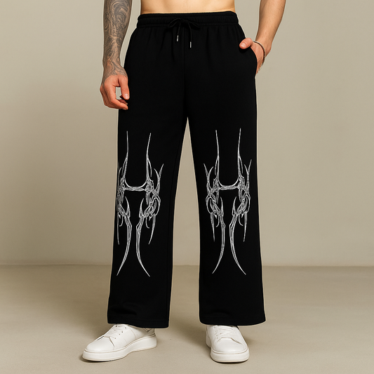 MultiWonders UrbanDrip Printed Baggy Lower for Men