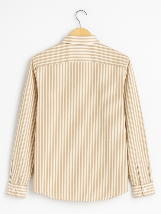 Men's Striped Cotton Shirt | Casual & Formal Wear